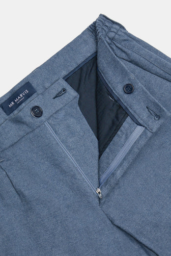 Mavericks * The Flannels blue warm flannel men's trousers | MR MARVIS