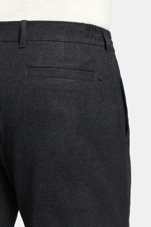 dark grey warm flannel men's trousers | MR MARVIS