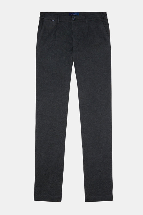dark grey warm flannel men's trousers | MR MARVIS