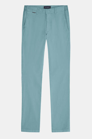 Astons * The Longs blue green stretch cotton men's trousers | MR MARVIS