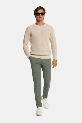 Defenders * The Longs green stretch cotton men's trousers | MR MARVIS