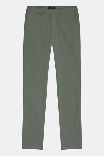Defenders * The Longs green stretch cotton men's trousers | MR MARVIS