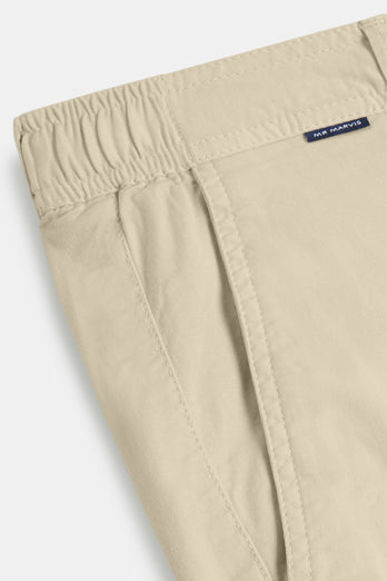 Gazettes * The Longs beige stretch cotton men's trousers | MR MARVIS