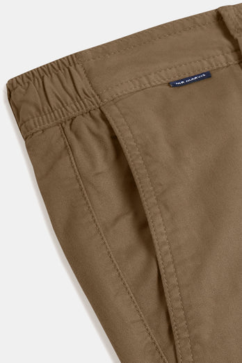 Jones * The Longs brown stretch cotton men's trousers | MR MARVIS