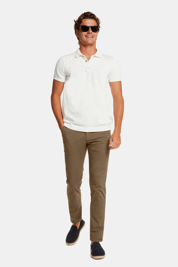 Jones * The Longs brown stretch cotton men's trousers | MR MARVIS