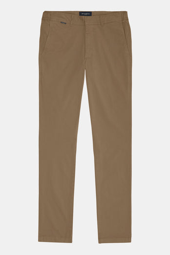 Jones * The Longs brown stretch cotton men's trousers | MR MARVIS