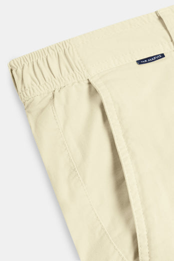 Limoncellos * The Longs light yellow stretch cotton men's trousers | MR MARVIS