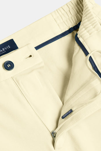 Limoncellos * The Short Easies light yellow soft and stretchy men's shorts | MR MARVIS