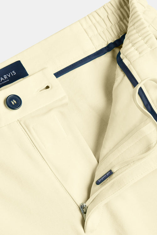 light yellow soft and stretchy men's shorts | MR MARVIS