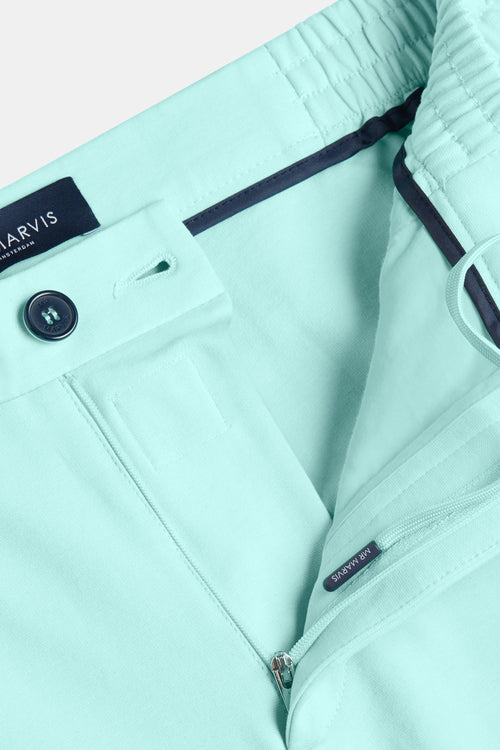 mint green soft and stretchy men's shorts | MR MARVIS