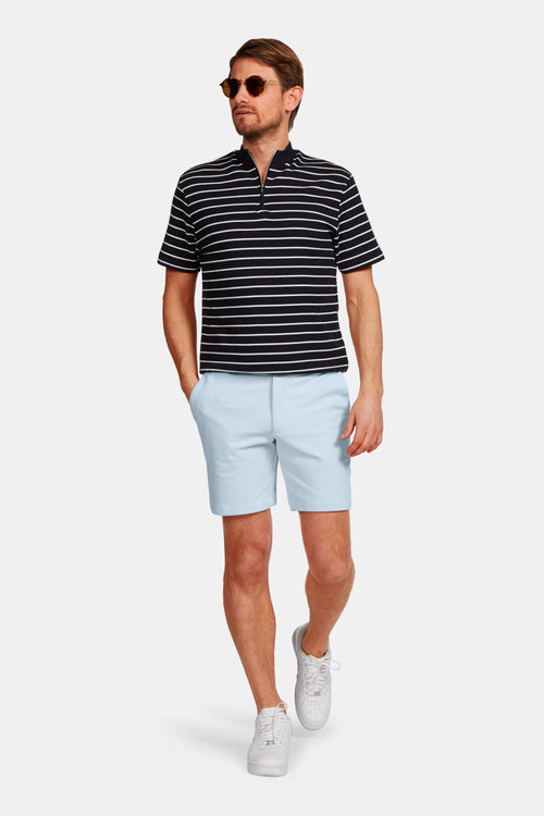 light blue soft and stretchy men's shorts | MR MARVIS