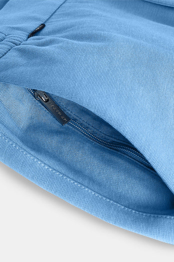 Boulevards * The Short Easies mid blue soft and stretchy men's shorts | MR MARVIS