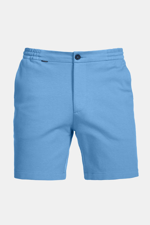 mid blue soft and stretchy men's shorts | MR MARVIS