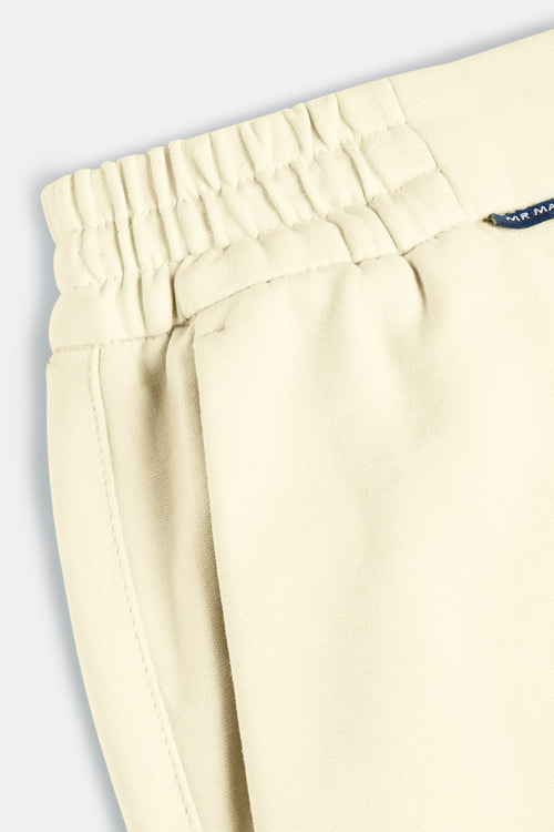 light yellow soft and stretchy men's shorts | MR MARVIS
