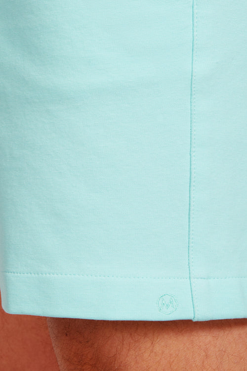 mint green soft and stretchy men's shorts | MR MARVIS