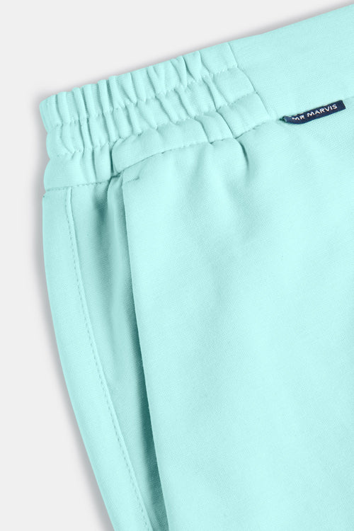 mint green soft and stretchy men's shorts | MR MARVIS