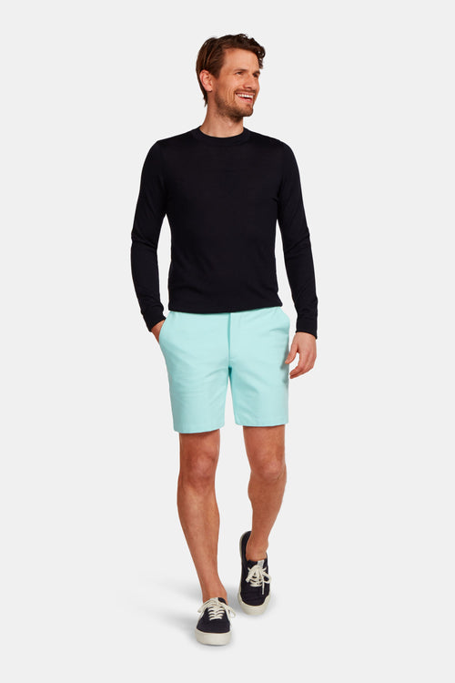 mint green soft and stretchy men's shorts | MR MARVIS