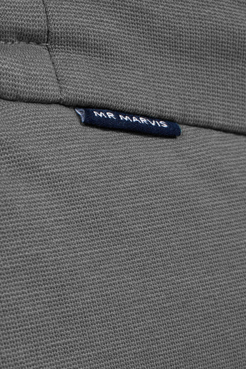 Newmans * The Short Easies mid grey soft and stretchy men's shorts | MR MARVIS