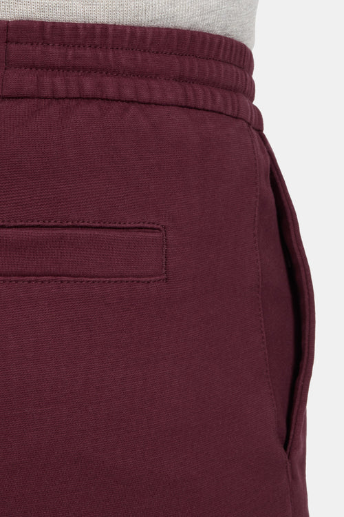 burgundy soft and stretchy men's shorts | MR MARVIS