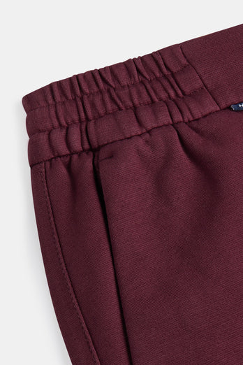 Rileys * The Short Easies burgundy soft and stretchy men's shorts | MR MARVIS