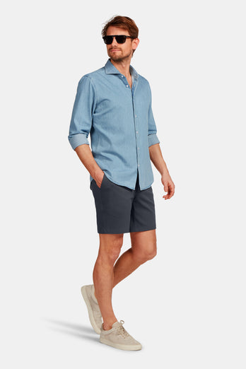 Storms * The Short Easies dark grey soft and stretchy men's shorts | MR MARVIS