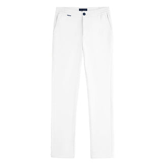 Wimbledons * The Easies all white stretch knitted men's trousers | MR MARVIS