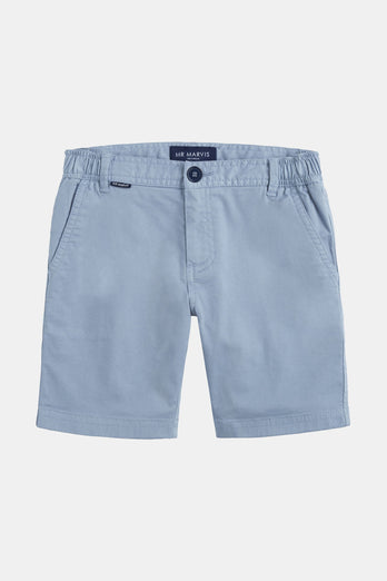 Antarctics * The Juniors grey blue stretch cotton boys' shorts | MR MARVIS