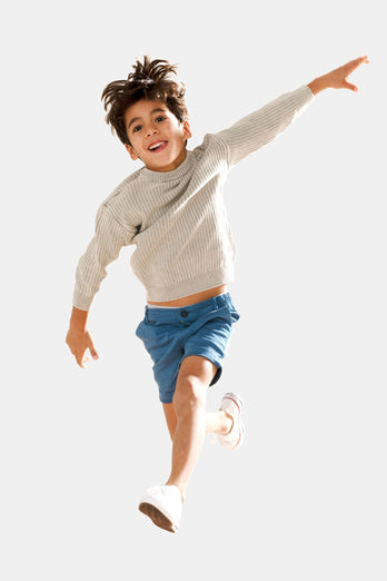 Mavericks * The Juniors blue stretch cotton boys' shorts | MR MARVIS