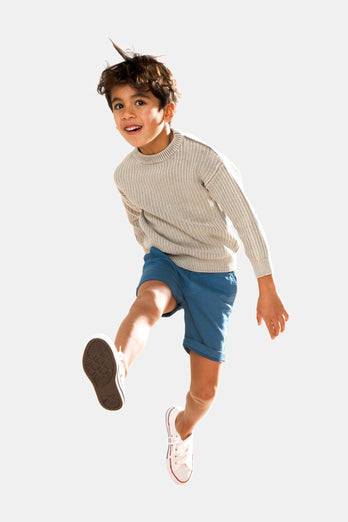 Mavericks * The Juniors blue stretch cotton boys' shorts | MR MARVIS