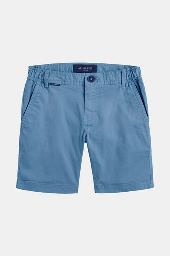 Mavericks * The Juniors blue stretch cotton boys' shorts | MR MARVIS
