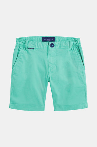 Mojitos * The Juniors bright green stretch cotton boys' shorts | MR MARVIS