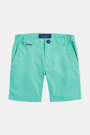 Mojitos * The Juniors bright green stretch cotton boys' shorts | MR MARVIS