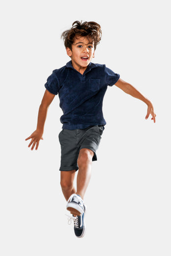 Storms * The Juniors dark grey stretch cotton boys' shorts | MR MARVIS