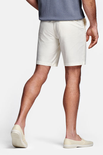 Coconuts * The Short Linens off white men's linen shorts with a zip pocket | MR MARVIS