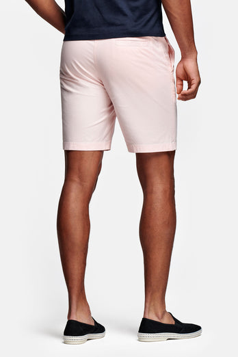 Milkshakes * The Short Linens light pink men's linen shorts with a zip pocket | MR MARVIS