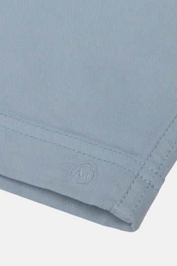 Antarctics * The Originals grey blue stretch cotton men's shorts with a zip pocket | MR MARVIS