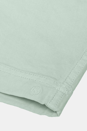 Aviators * The Originals light green stretch cotton men's shorts with a zip pocket | MR MARVIS