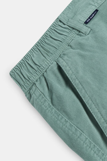 Felsons * The Originals mid green stretch cotton men's shorts with a zip pocket | MR MARVIS