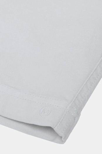 Gullwings * The Originals light grey stretch cotton men's shorts with a zip pocket | MR MARVIS