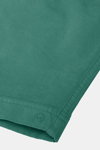 Lawns * The Originals green stretch cotton men's shorts with a zip pocket | MR MARVIS