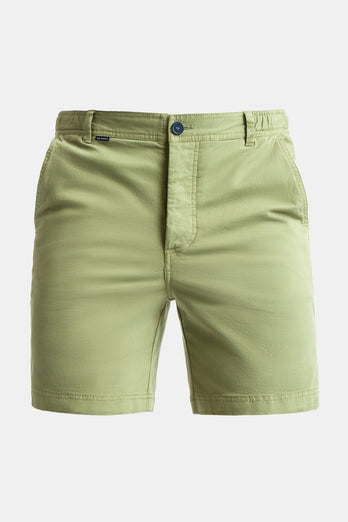 Martinis * The Originals olive green stretch cotton men's shorts with a zip pocket | MR MARVIS
