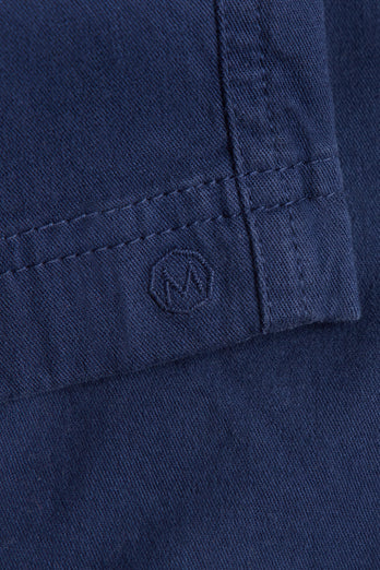 Midnights * The Originals dark blue stretch cotton men's shorts with a zip pocket | MR MARVIS