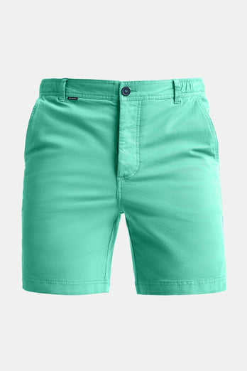 Mojitos * The Originals bright green stretch cotton men's shorts with a zip pocket | MR MARVIS