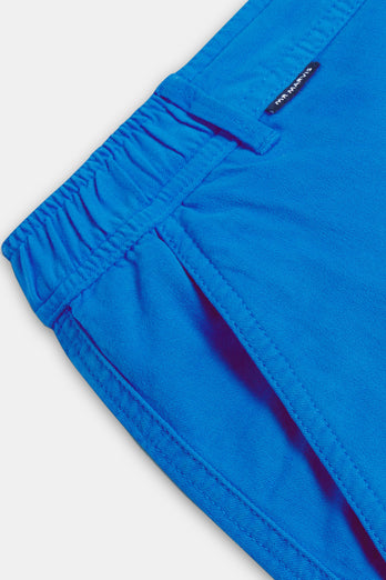 Poolsiders * The Originals royal blue stretch cotton men's shorts with a zip pocket | MR MARVIS