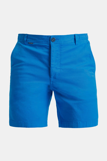 Poolsiders * The Originals royal blue stretch cotton men's shorts with a zip pocket | MR MARVIS