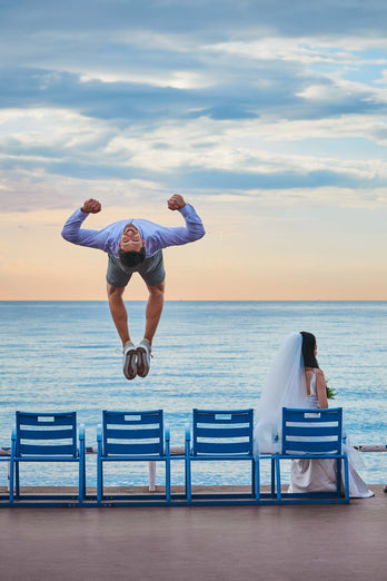 Newmans * The Originals mid grey stretch cotton men's shorts with a zip pocket | MR MARVIS