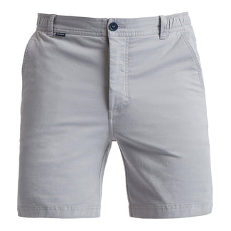 Oysters * The Originals grey stretch cotton men's shorts with a zip pocket | MR MARVIS