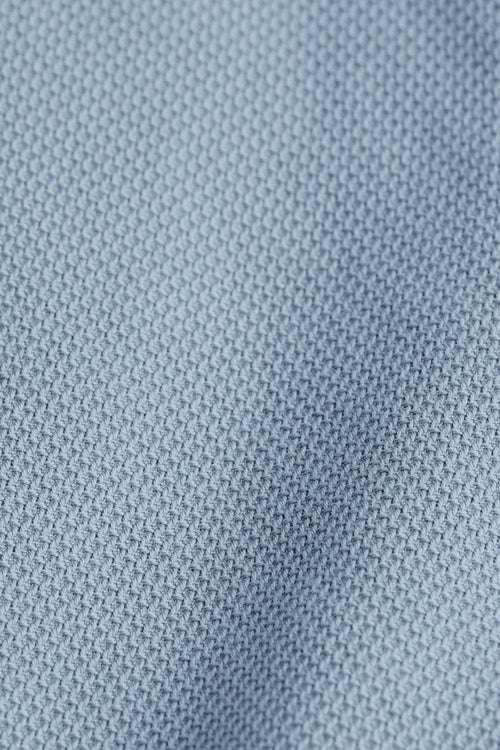 grey blue organic cotton men's shorts with a zip pocket | MR MARVIS