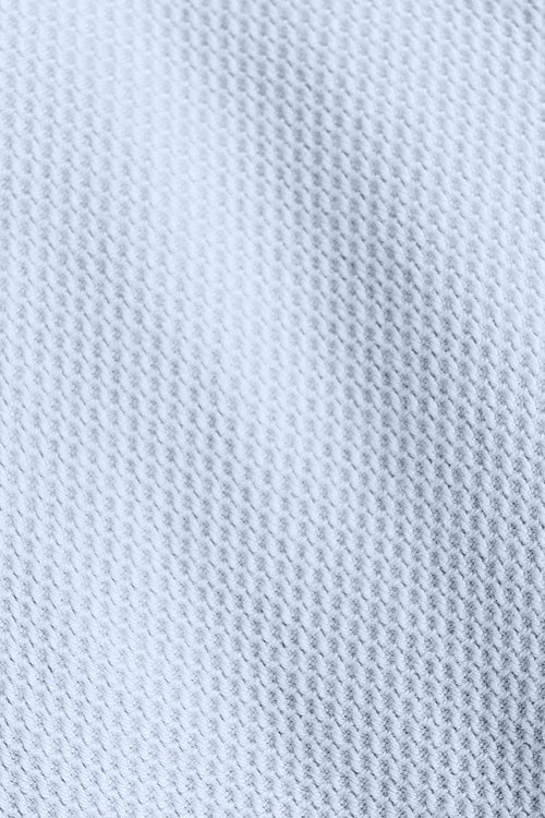 light blue organic cotton men's shorts with a zip pocket | MR MARVIS