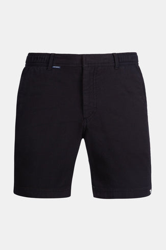 Blackjacks * The Piqués black organic cotton men's shorts with a zip pocket | MR MARVIS